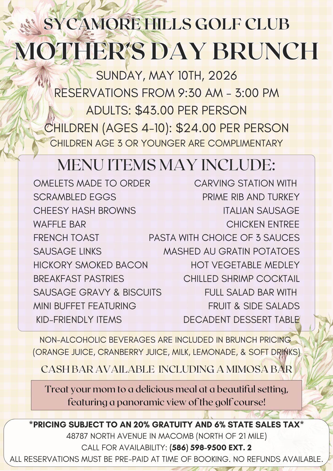 Mothers Day Flyer 2026